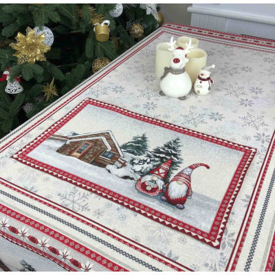 Серветка на стіл Прованс гобеленова Snowfall 30х50 см (23406)