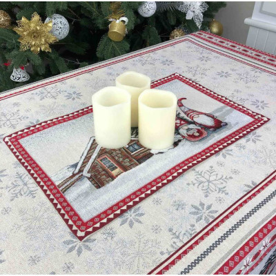 Серветка на стіл Прованс гобеленова Snowfall 30х50 см (23406)