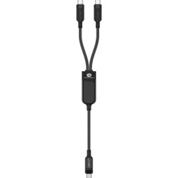 Дата кабель USB 2.0 USB-C 2in1 0.8m + sub 0.4m, 100W, C5-11 Acefast (6974316280149)