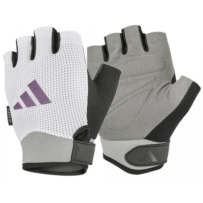 Рукавички для фітнесу Adidas Performance Women&#039;s Gloves ADGB-13256 білий, сірий XL (885652019095)