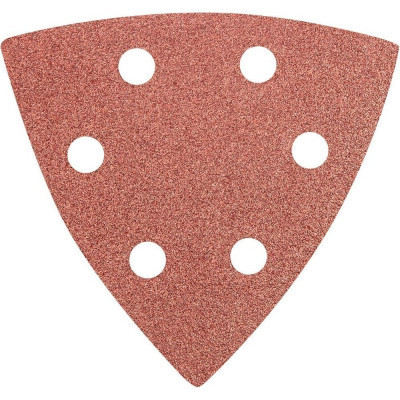 Наждачний папір Graphite на липучці, тип DELTA 93x93 мм, 5 шт. K40 (55H763)