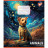 Зошит Yes Dreamer animals 24 аркушів клітинка (767013)