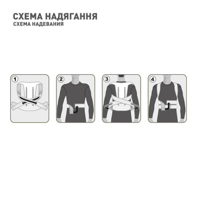 Корсет MedTextile Реклінатор (коректор постави) дитячий, розмір M, люксшт (4820137293146)