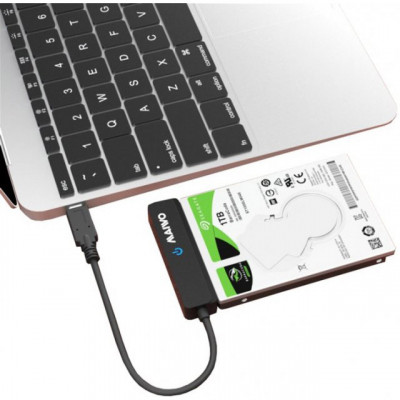 Адаптер Maiwo USB3.1 GEN2 Type-C to HDD 2,5&quot; SATA II/III /SSD black (K105AG2 black)