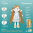 М&#039;яка іграшка Tigres Лялька Меліса fashion girl (ЛЯ-0048)