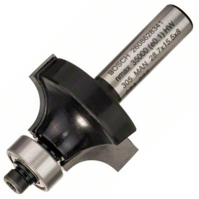 Фреза Bosch Professional карнизна, Std, S8, R8, L15.2 (2.608.628.341)
