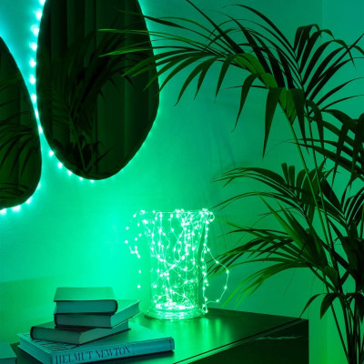 Гірлянда Twinkly Smart LED, Dots 400 RGB LED Lights String Black Wire Plug IP44 20м (TWD400STP-BEU)