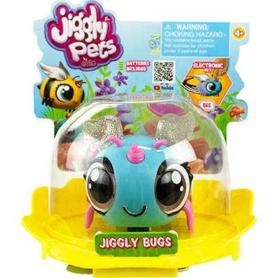 Інтерактивна іграшка Jiggly pets Блакитна гусениця (6337837)