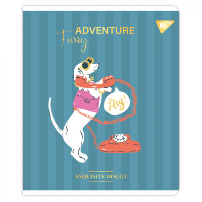 Зошит Yes Exquisite doggy А5 48 аркушів клітинка (767548)