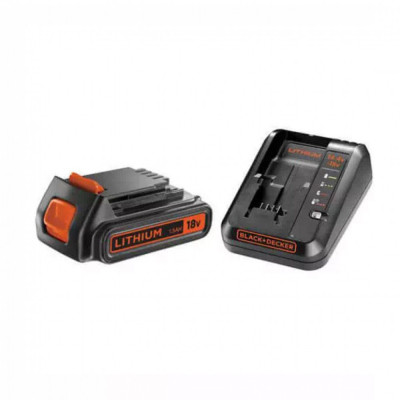 Зарядний пристрій для акумуляторів інструменту Black&amp;Decker 14.4V, 18V, струм 1A (BDC1A15)