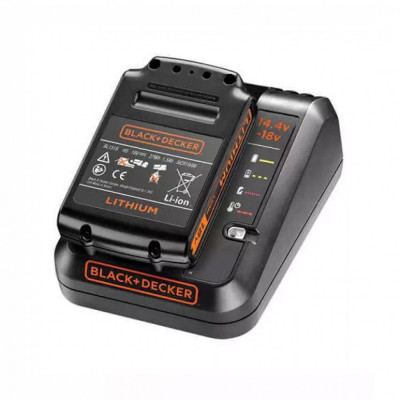 Зарядний пристрій для акумуляторів інструменту Black&amp;Decker 14.4V, 18V, струм 1A (BDC1A15)