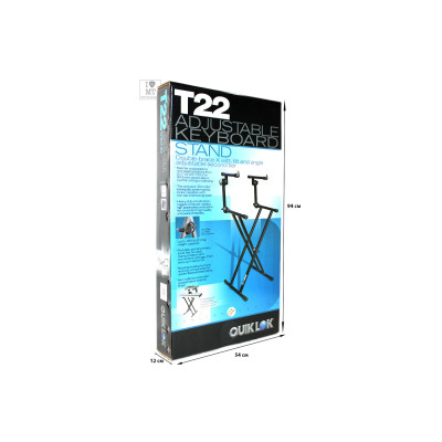 Стійка для клавішних Quik Lok T22 BK (A007273)