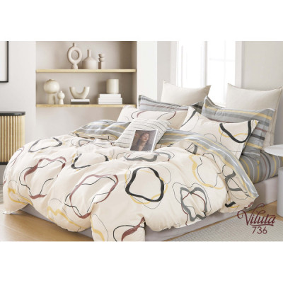 Постільна білизна Viluta 736 Сатин Twill сімейний (736_sm)