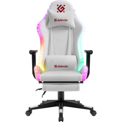 Крісло ігрове Defender Watcher RGB White (64336)