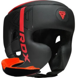 Боксерський шолом RDX F6 KARA Matte Red XL (HGR-F6MR-XL)