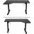 Комп&#039;ютерний стіл Barsky StandUp Corner 1450x850 мм Black (BSTc-01)