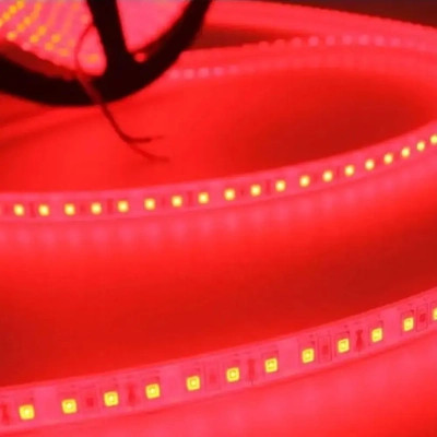 Світлодіодна стрічка LED-STIL 9,6 Вт/м 2835 120 діодів IP68 12 Вольт 100 lm ЧЕРВОНИЙ (DFN2835-120A-IP68-R)
