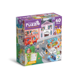 Пазл DoDo Вімельпазл Містечко професій, 60 елементів (300662)