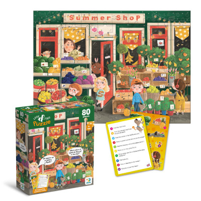 Пазл DoDo Шукай та знаходь Літні смаколики, 80 елементів (300665)