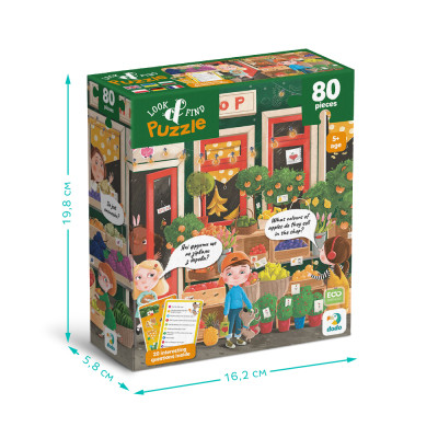 Пазл DoDo Шукай та знаходь Літні смаколики, 80 елементів (300665)