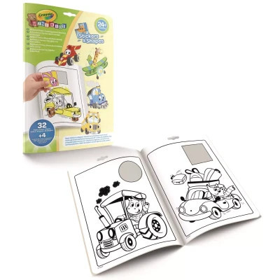 Набір для творчості Crayola Mini Kids Розмальовка Транспорт 32 ст. (25-6938)