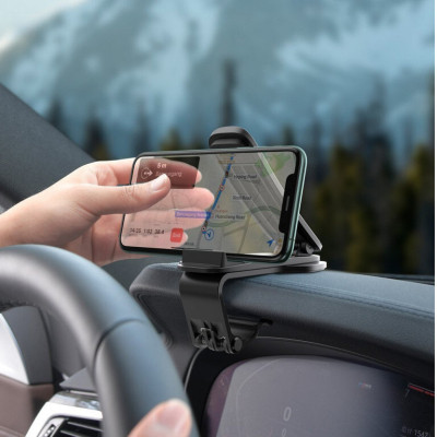 Універсальний автотримач Baseus Big Mouth Pro Car Mount (applicable to centre console) Black (SUDZ-A01)