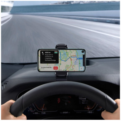 Універсальний автотримач Baseus Big Mouth Pro Car Mount (applicable to centre console) Black (SUDZ-A01)