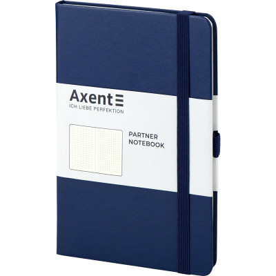 Книга записна Axent Partner 125х195 мм в точку 96 аркушів Синя (8306-02-A)