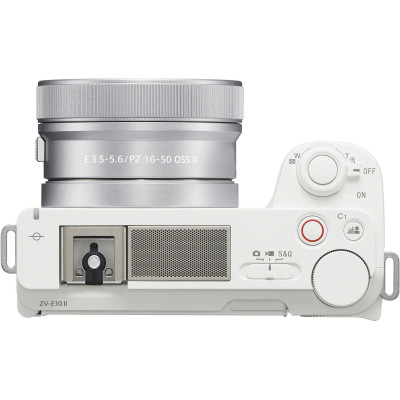 Цифровий фотоапарат Sony Alpha ZV-E10M2 kit 16-50mm White (ZVE10M2KW.CEC)
