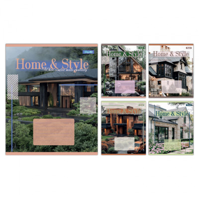 Зошит 1 вересня Home &amp; Style А5 24 аркушів лінія (768114)