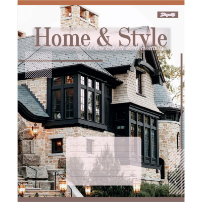 Зошит 1 вересня Home &amp; Style А5 24 аркушів лінія (768114)