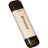 USB флеш накопичувач Transcend 128GB JetFlash 930 Gold-Black USB 3.2/Type-C (TS128GJF930C)