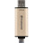USB флеш накопичувач Transcend 128GB JetFlash 930 Gold-Black USB 3.2/Type-C (TS128GJF930C)