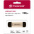 USB флеш накопичувач Transcend 128GB JetFlash 930 Gold-Black USB 3.2/Type-C (TS128GJF930C)