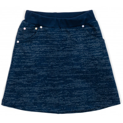Спідниця дитяча Breeze з люрексом (15324-140G-blue)
