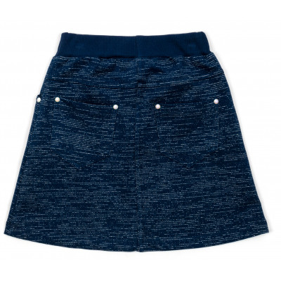 Спідниця дитяча Breeze з люрексом (15324-140G-blue)