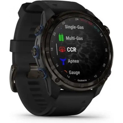 Смарт-годинник Garmin Descent Mk3i, 51mm, Crbn Gry DLC Ti/Blk, Dive Computer, GPS (010-02752-11)