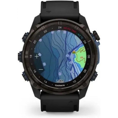 Смарт-годинник Garmin Descent Mk3i, 51mm, Crbn Gry DLC Ti/Blk, Dive Computer, GPS (010-02752-11)
