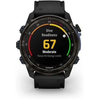 Смарт-годинник Garmin Descent Mk3i, 51mm, Crbn Gry DLC Ti/Blk, Dive Computer, GPS (010-02752-11)