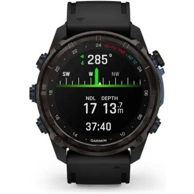 Смарт-годинник Garmin Descent Mk3i, 51mm, Crbn Gry DLC Ti/Blk, Dive Computer, GPS (010-02752-11)
