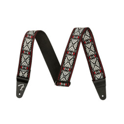 Ремінь для гітари Fender Strap 2&quot; Pasadena Woven Red Snowflake (236929)