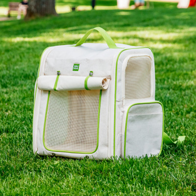 Переноска для тварин WAUDOG Relax Eco 42х34х27 см для котів та дрібних порід собак до 8 кг (9986)
