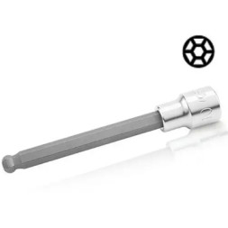 Головка торцева Toptul шестигранник HEX 6 мм 140мм 1/2&quot; з кулею (BCSA1606)