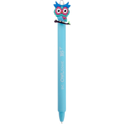 Ручка кулькова Yes Cute owl автоматична 0,7 мм синя (412007)