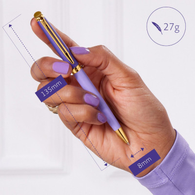 Ручка кулькова Waterman HEMISPHERE Colour Blocking Purple GT BP (22 580)