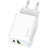 Зарядний пристрій ColorWay C101E GaN Mini 45W PD PPS USB-C + USB-A QC4.0 white (CW-CHS060PD-WT)