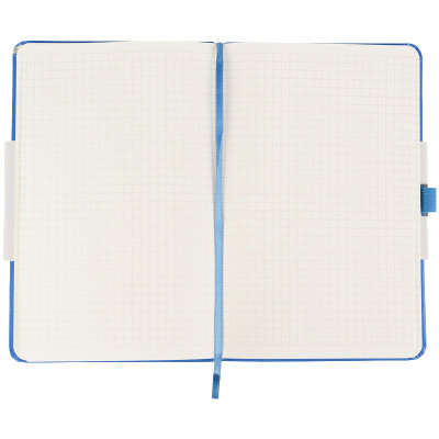 Книга записна Axent Partner, 125x195 мм, 96 аркушів, клітинка, блакитна (8201-07-A)