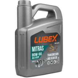 Трансмісійна олива LUBEX MITRAS AX HYP 80w90 API GL-5 3л