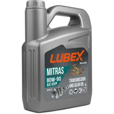 Трансмісійна олива LUBEX MITRAS AX HYP 80w90 API GL-5 3л