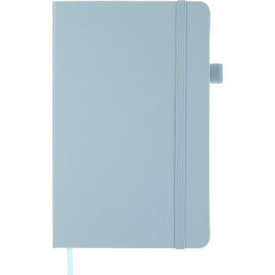 Книга записна Buromax Etalon 125x195 мм 96 аркушів в точку обкладинка зі штучної шкіри Блакитна (BM.291360-14)